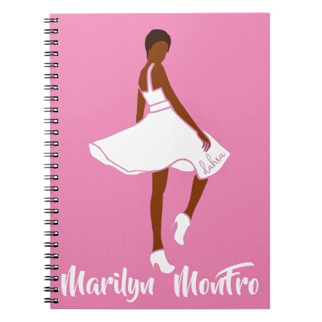 Marilyn MonFRO AFRoCA Afro Africa Black Woman Notizblock (Vorderseite)