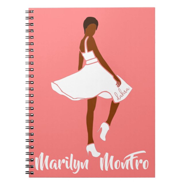 Marilyn MonFRO AFRoCA Afro Africa Black Woman Notizblock (Vorderseite)