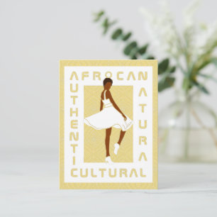 Marilyn MonFRO AFRoCA Afro Africa Black Woman Postkarte