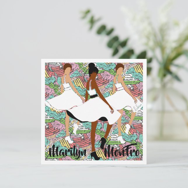 Marilyn MonFRO Hübsch Black Women (Stehend Vorderseite)