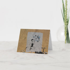 Marilyn Monroe Graffiti Notecard Karte