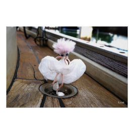 Marilyn Monroe pose in Witte rok Poster