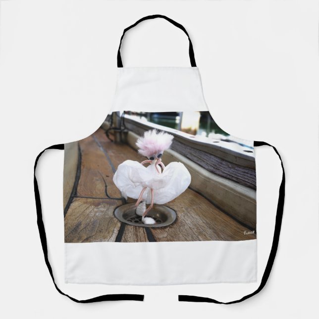 Marilyn Monroe pose in Witte rok Schürze (Vorderseite)