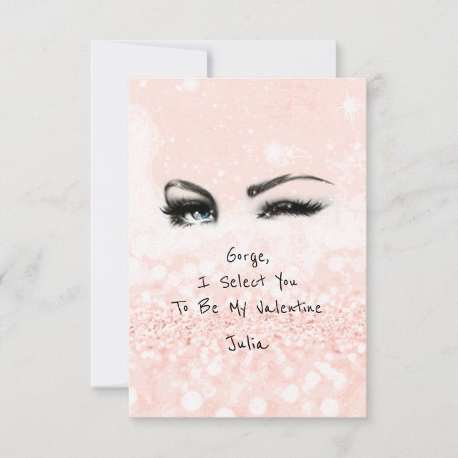 Marilyn Monroe Valentine Liebe Erklärung Rose Einladung (Vorderseite)