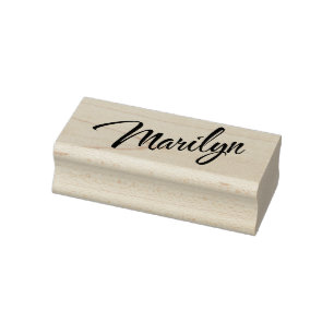 Marilyn nennt kursiven dekorativen Skript-Schrifta Gummistempel