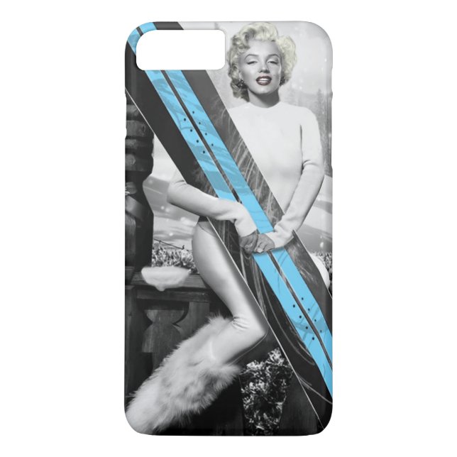 Marilyn Snowboard Case-Mate iPhone Hülle (Rückseite)