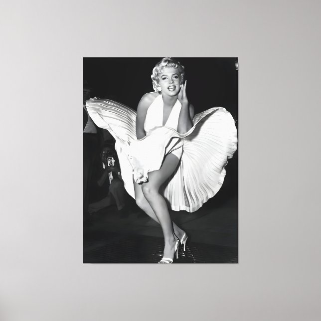 Marilyn Vintage Poster Leinwanddruck (Vorderseite)