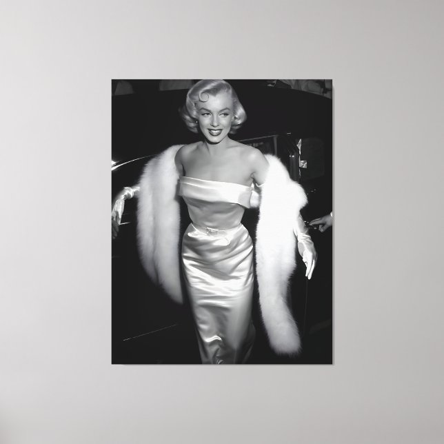 Marilyn Vintage Poster Leinwanddruck (Vorderseite)