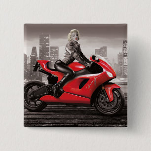 Marilyn's Motorrad Button