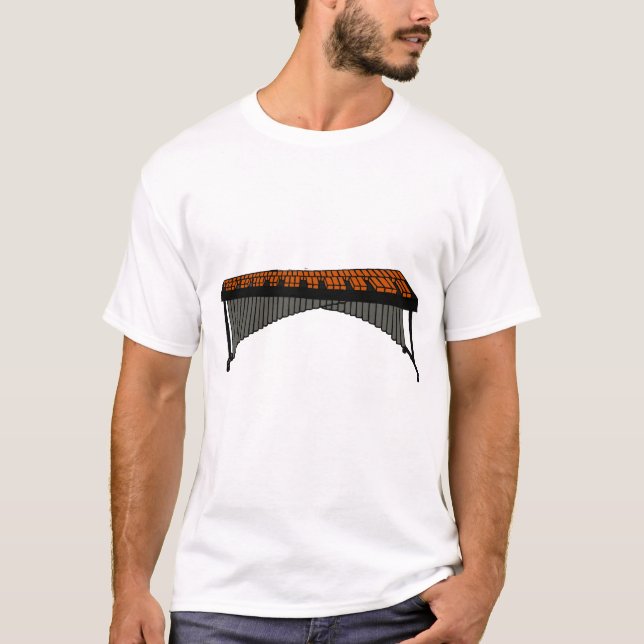 Marimba-Entwurfs-Grafik 1 T-Shirt (Vorderseite)