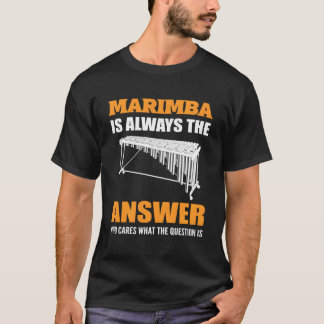 Marimba Instrument Marimba Player T-Shirt