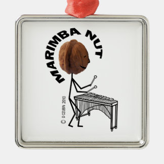 Marimba Nut Ornament Aus Metall