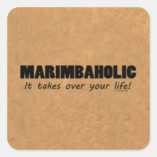 Marimbaholische Aufkleber