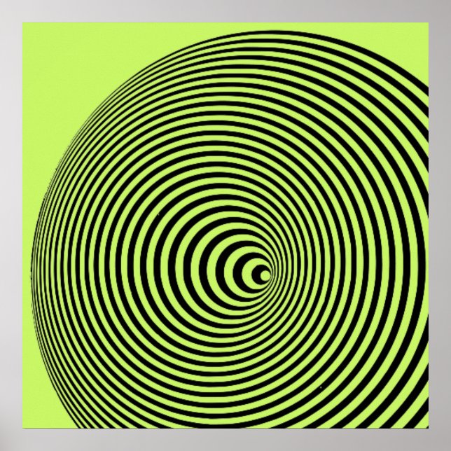 Marina Apollonio Print (grün) Poster (Vorne)