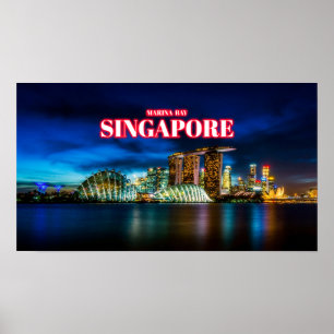 Marina Bay - Singapur Poster