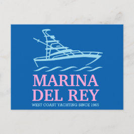 Marina Del Ray Postkarte