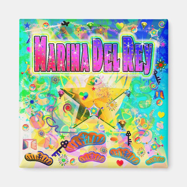 Marina Del Rey Epoch Hour Magnet (Vorne)