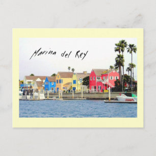 Marina del Rey Postcard Postkarte