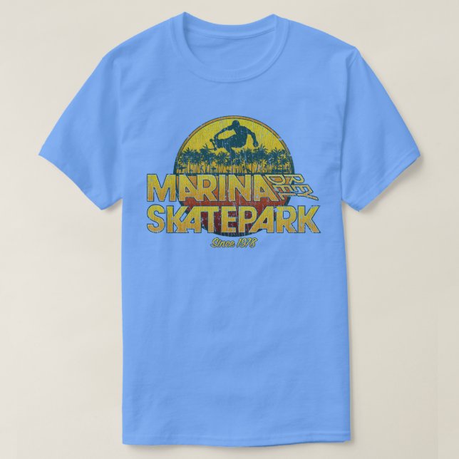 Marina Del Rey Skatepark Sunset 1978 T-Shirt (Design vorne)