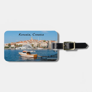 Marina der Stadt Korcula - Dalmatien, Kroatien Gepäckanhänger