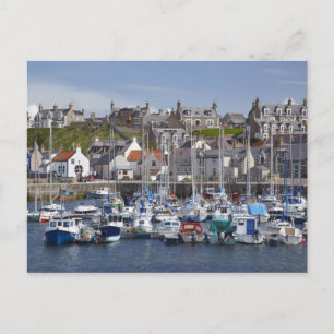 Marina, Findochty, Moray, Schottland, Vereinigt Postkarte