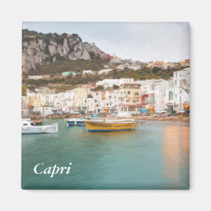 Marina Grande, Capri, Kampanien, Italien Magnet