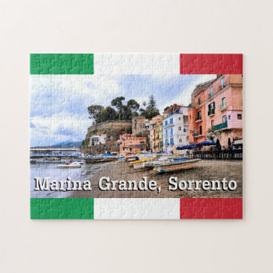 Marina Grande, Sorrento, Colorful Italy Beach Puzzle