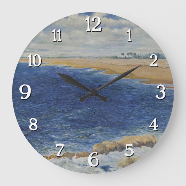 Marina - Joaquín Clausell Große Wanduhr (Vorderseite)