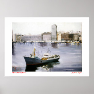 Marina/Mariña/Marine Poster