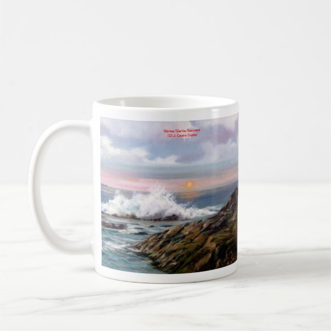 Marina/Mariña/Seascape Kaffeetasse (Links)
