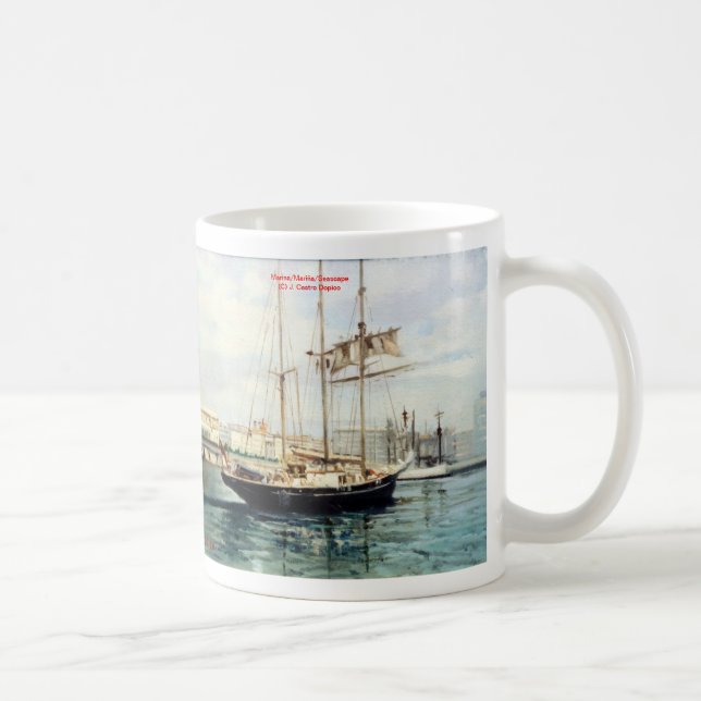 Marina/Mariña/Seascape Kaffeetasse (Rechts)
