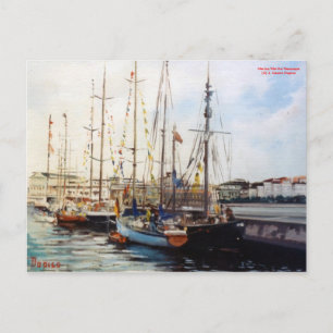 Marina/Mariña/Seascape Postkarte