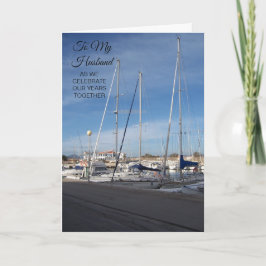 Marina Personalisiert Husband Wedding Jubiläum Karte