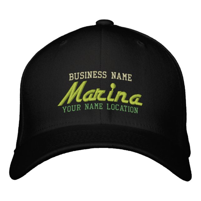 Marina Personalizable Cap Bestickte Baseballkappe (Vorderseite)