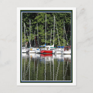 Marina Reflections Postkarte