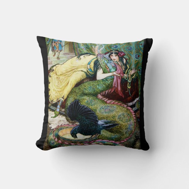 Marina und der Drache Kissen (Vorderseite)