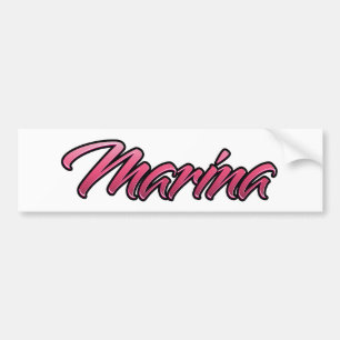 Marina verblasste rosa Aufkleber Sticker Autoaufkleber
