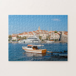 Marina von Korcula - Dalmatien, Kroatien Puzzle