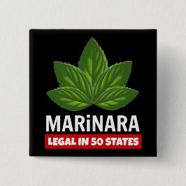 Marinara Legal 50 States Basil Blätter Food Spaß Button