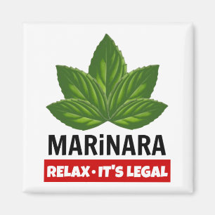Marinara Relax Es ist rechtliche Basilika Blätter  Magnet