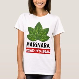 Marinara Relax Es ist rechtliche Basilika Blätter  T-Shirt