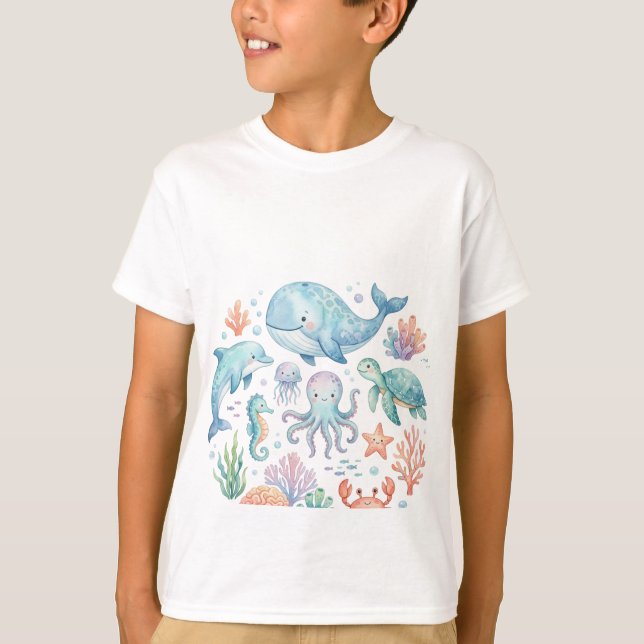 Marine Animals T-Shirt (Vorderseite)