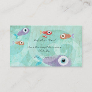Marine Aquarium Aquatic Business Cards Visitenkarte