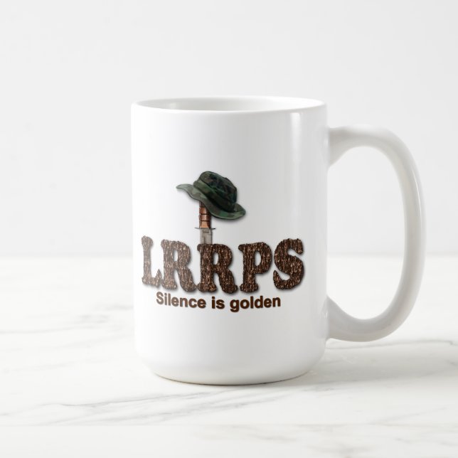 Marine-Armeemarine Luftwaffe Lrp Lrps Scharfschütz Kaffeetasse (Rechts)