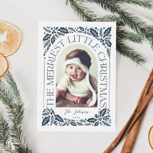 Marine Berry Weihnachtlichster Kleiner Weihnachtsb Feiertagskarte
