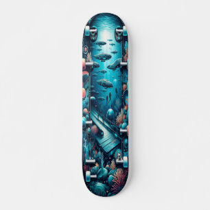 "Marine Bio-Oasis Deck" Skateboard