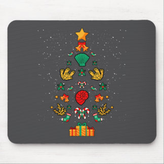 Marine Biologist Biology Seashells Corals Christma Mousepad