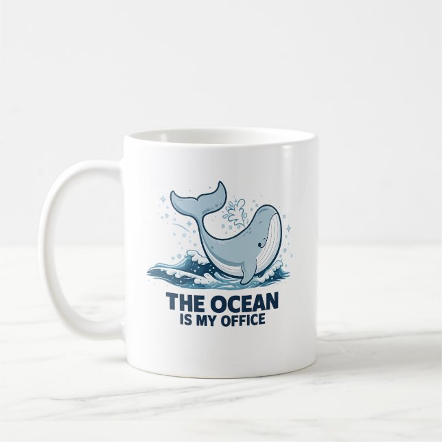 Marine Biologist Gift for Ocean Lover Kaffeetasse (Links)