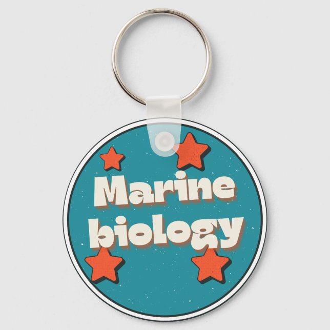 Marine Biology Schlüsselanhänger (Vorderseite)