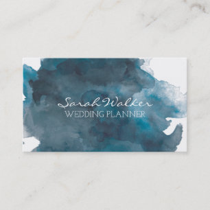 Marine-Blau-Aquarell-Visitenkarte Visitenkarte
